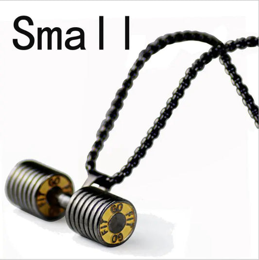 Barbell Fitness Pendant for Sports and Gym